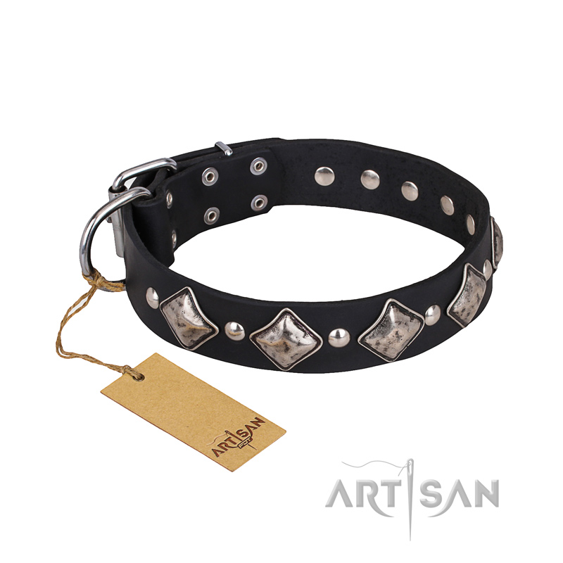 are leather dog collars safe