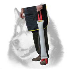 Dog bite tug for Siberian Husky of fire hose